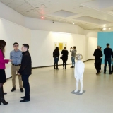 Gruzijos šiuolaikinio meno parodos „Spying Future / Spėjant ateitį“ atidarymo akimirkos. Nerijaus Jankausko nuotr.