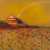 Yin Chaoyang. Aikštė. Drobė, aliejus, 180 x 130 cm, 2009 m.
