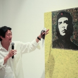 Ekskursija po Kinijos šiuolaikinio meno parodą. Donato Bielkausko nuotr.