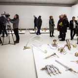 Romualdo Inčirausko kūrybos paroda „Skulptūra. Tapyba. Tarytum juvelyrika“. Nerijaus Jankausko nuotr.
