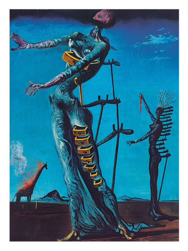 „Liepsnojančios žirafos“. Salvadoras Dali, 1937 m.