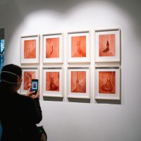 Juozapo Kalniaus kūrinių ekspozicija parodoje „Prarastas laikas“ Mažojoje Arsenalo galerijoje. 2020 m. Organizatorių nuotr.