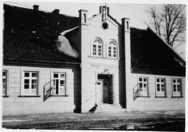 Pirmoji viešoji Klaipėdos miesto biblioteka. Organizatorių archyvo nuotr.