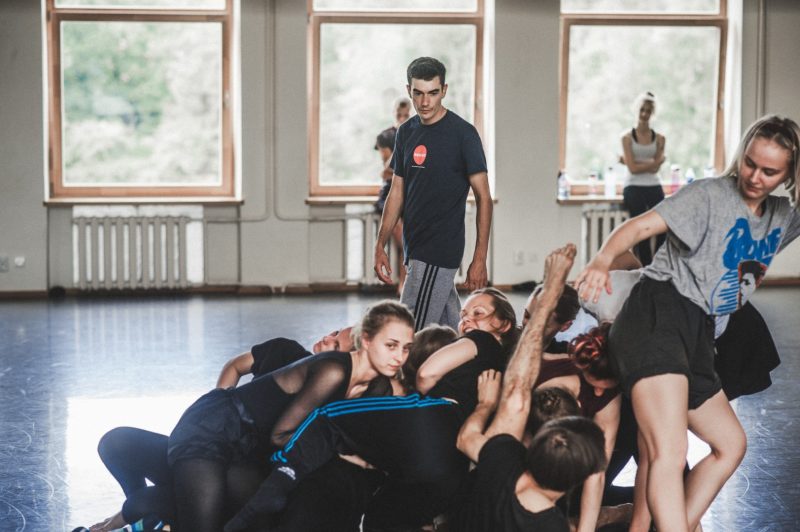 Seminaras šokio studentams ir šokėjams, veda Massimo Fusco. Eglės Sabaliauskaitės nuotr.
