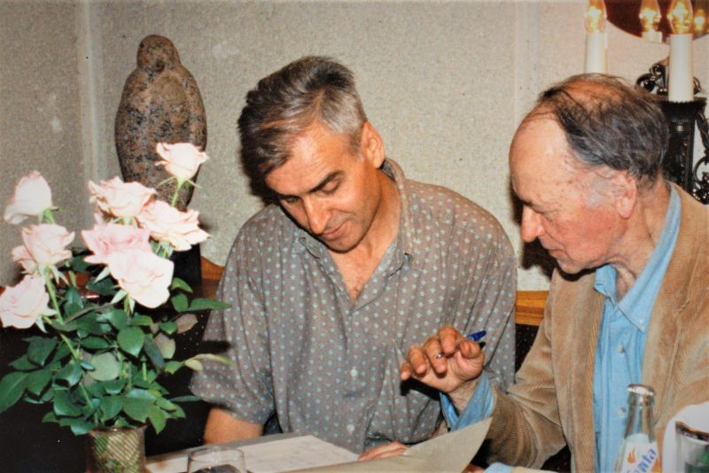 Su Jonu Meku „Kapitolijaus“ klube 1996 m. Asmeninio archyvo nuotr.