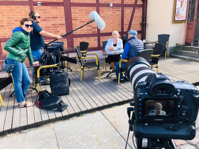 Filmo „Anikė. Meilės istorija“ filmavimo momentas. 2019 m. Asmeninio archyvo nuotr.