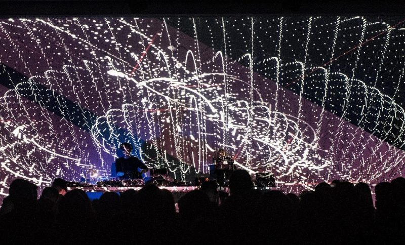Festivalio „Gaida“ elektroninės muzikos koncerto akimirka. Dmitrijaus Matvejevo nuotr.
