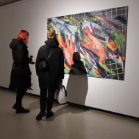 Andrius Zakarauskas. Marks of wounds and glory. Drobė, aliejus, akrilas, 140x200 cm, 2022 m. Egidijaus Jankausko nuotr.