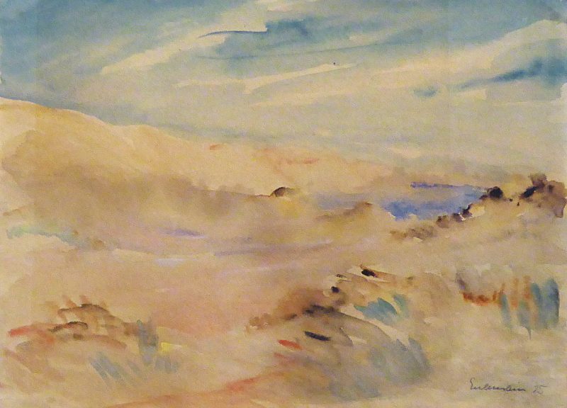 „Peizažas su kopomis“ / Landscape with dunes. 1925. Lietuvos nacionalinis muziejus / The Lithuanian National Museum