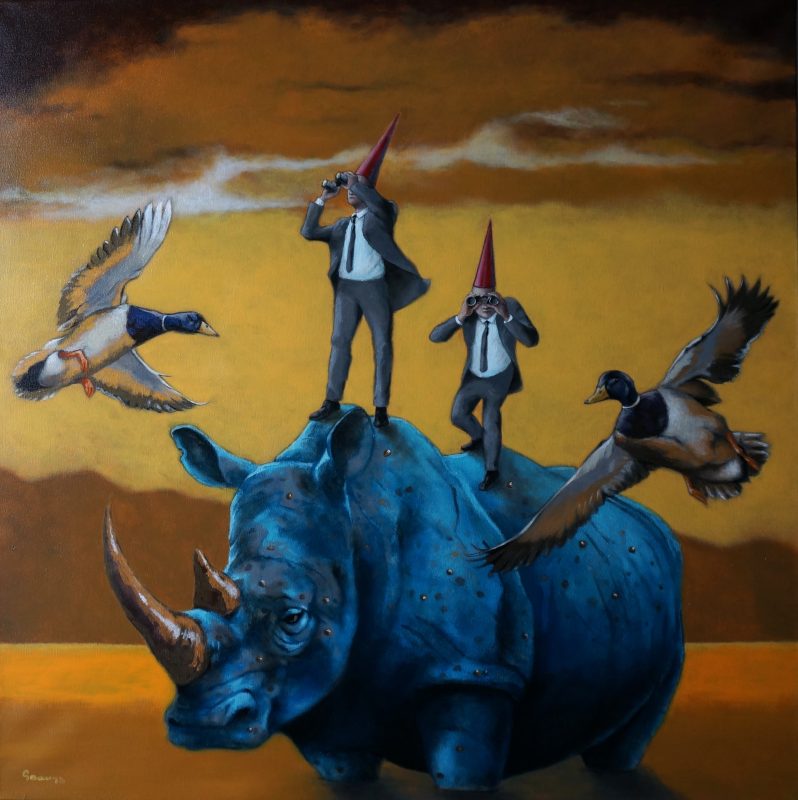 Ginto Banio tapybos paroda „Anapus sapnų“
